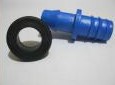 Conector inicial con goma bilabial 16 mm acetal
