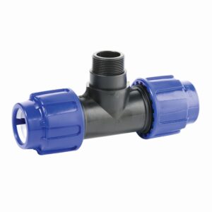 Adaptador tee rácor rosca macho
