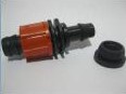 Conector incial para cinta 16 mm con goma bilabial